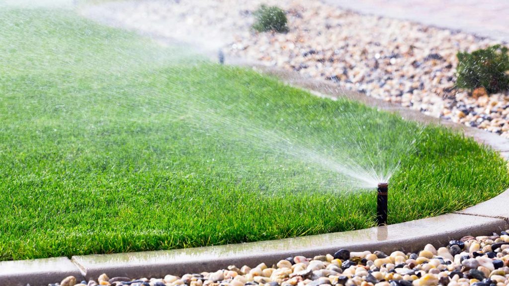 sprinklers on in yard lubbock tx