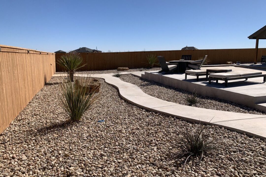 Sidewalks and pathway installation in Lubbock